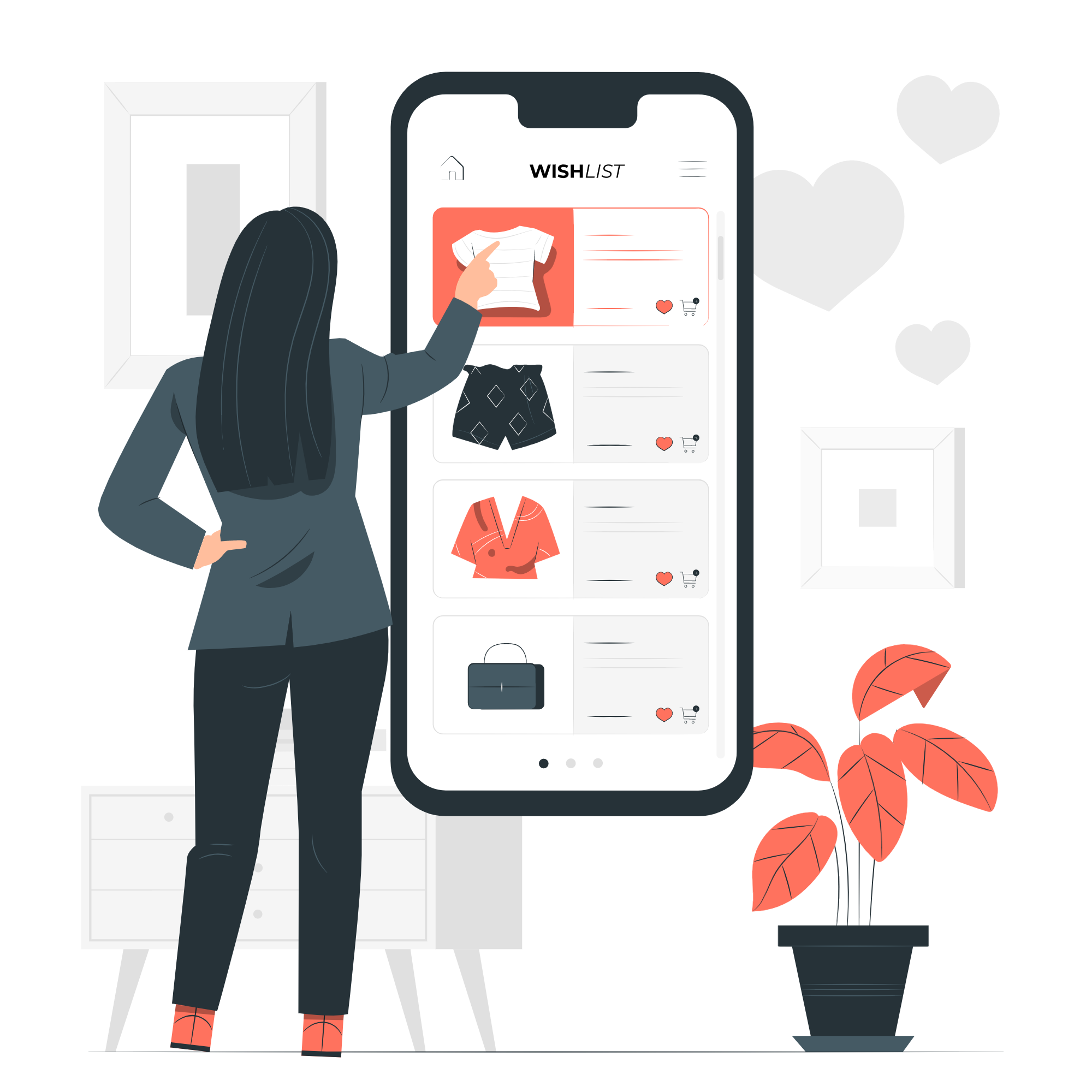 Telos eCommerce Website 18 Online wishes list-pana